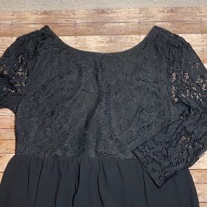 Forever 21 Black Lace dress